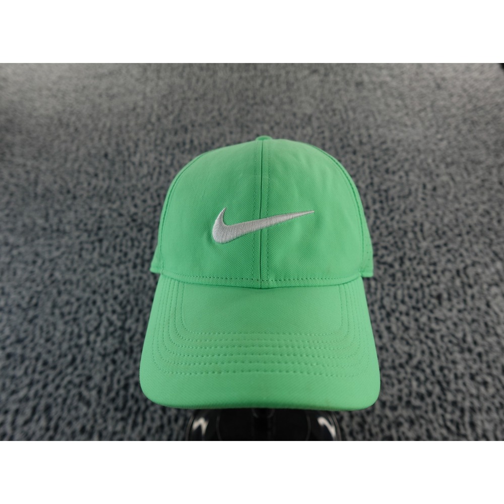 Nike Golf‎ Men's Green Perforated Baseball Cap Swoosh Adjustable Sample